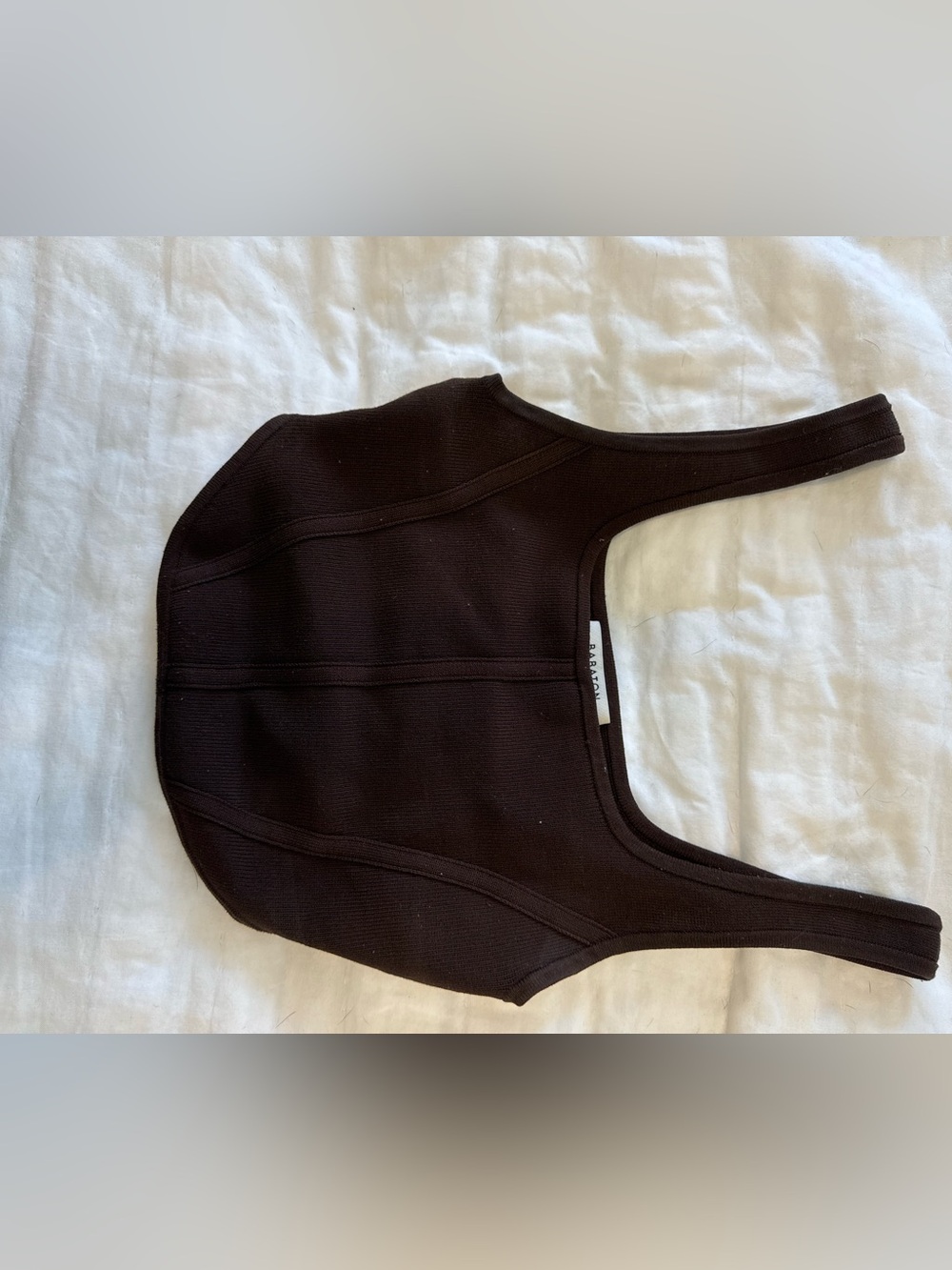 Espresso Corset Crop Tank Top